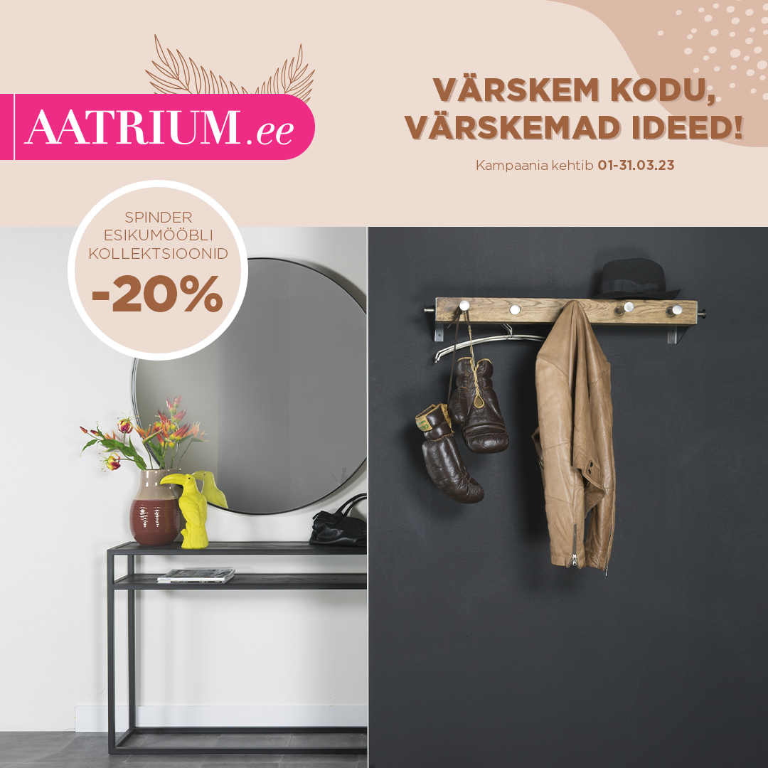 Spinder esikumööbli kollektsioonid -20%. Eksklusiivne Hollandi disain!