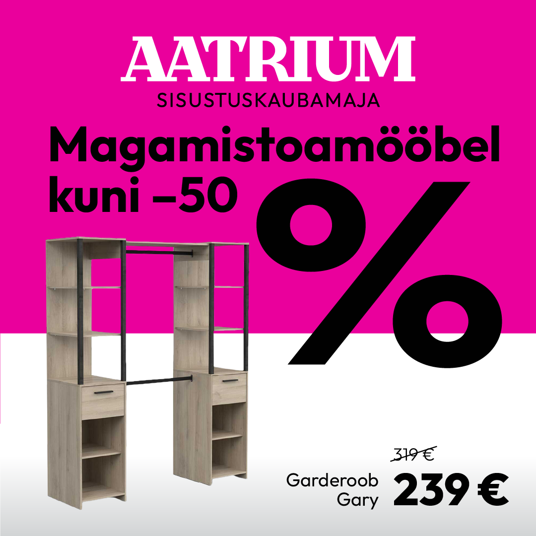 Magamistoa mööbel kuni -50%