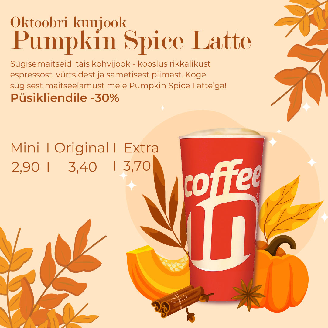 Oktoobri kuujook – Pumpkin Spice Latte