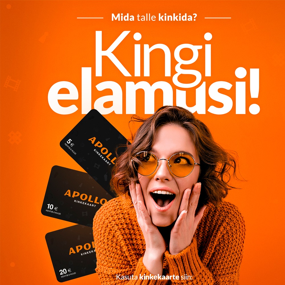 Kingi elamusi, kingi Apollo kinkekaart!