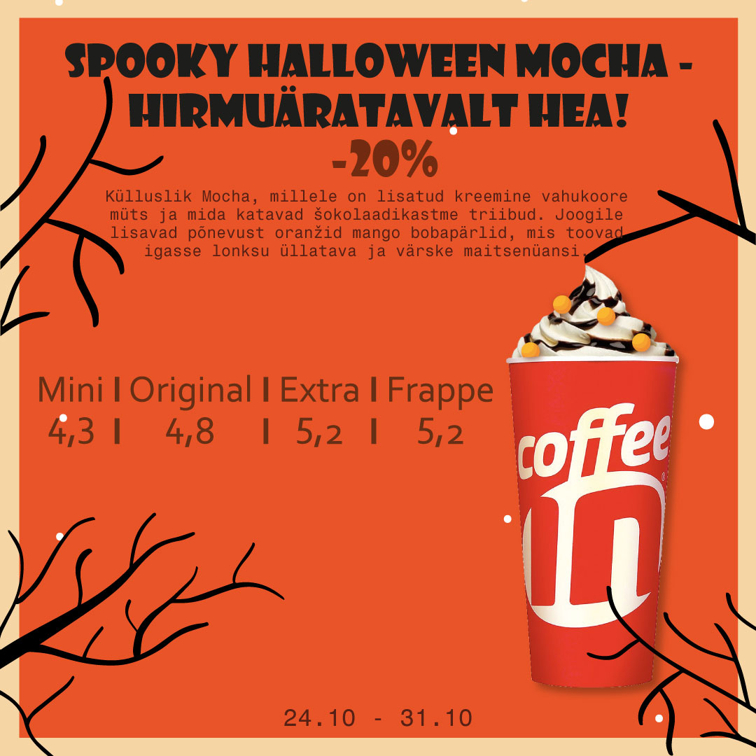 Spooky Halloween Mocha – Hirmuäratavalt hea!