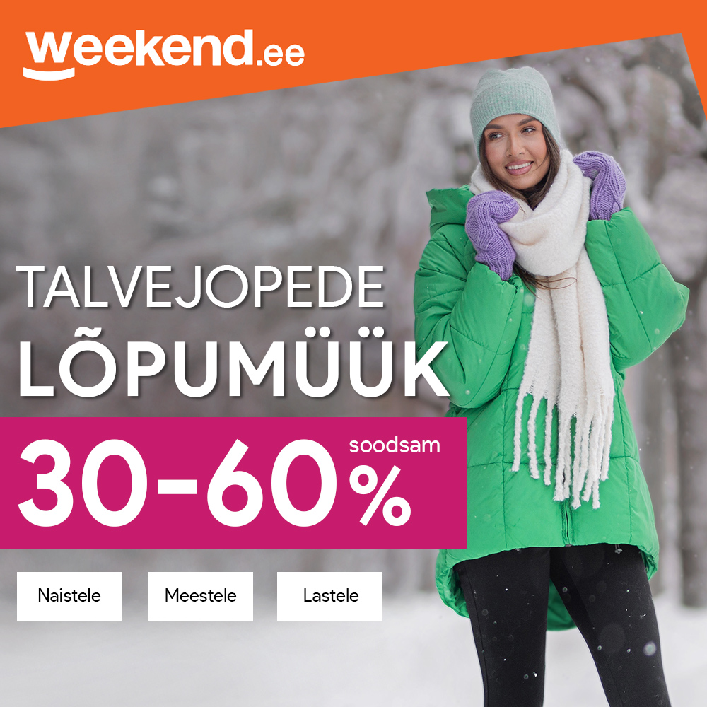 LÕPUMÜÜK talvejoped 30-60% soodsamad!