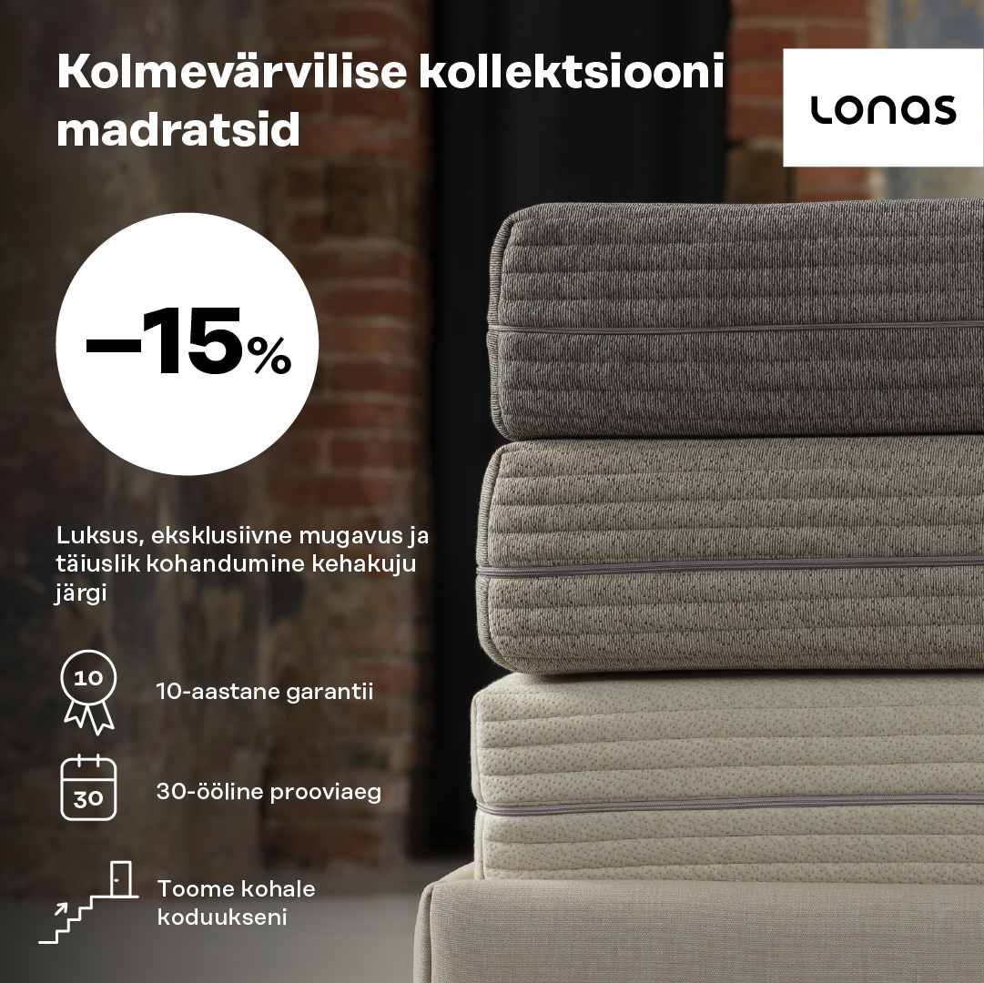 Kolmevärviline madratsikollektsioon –15 %