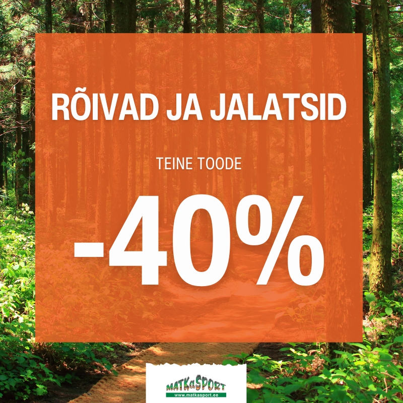 Rõivad ja jalatsid teine toode -40%