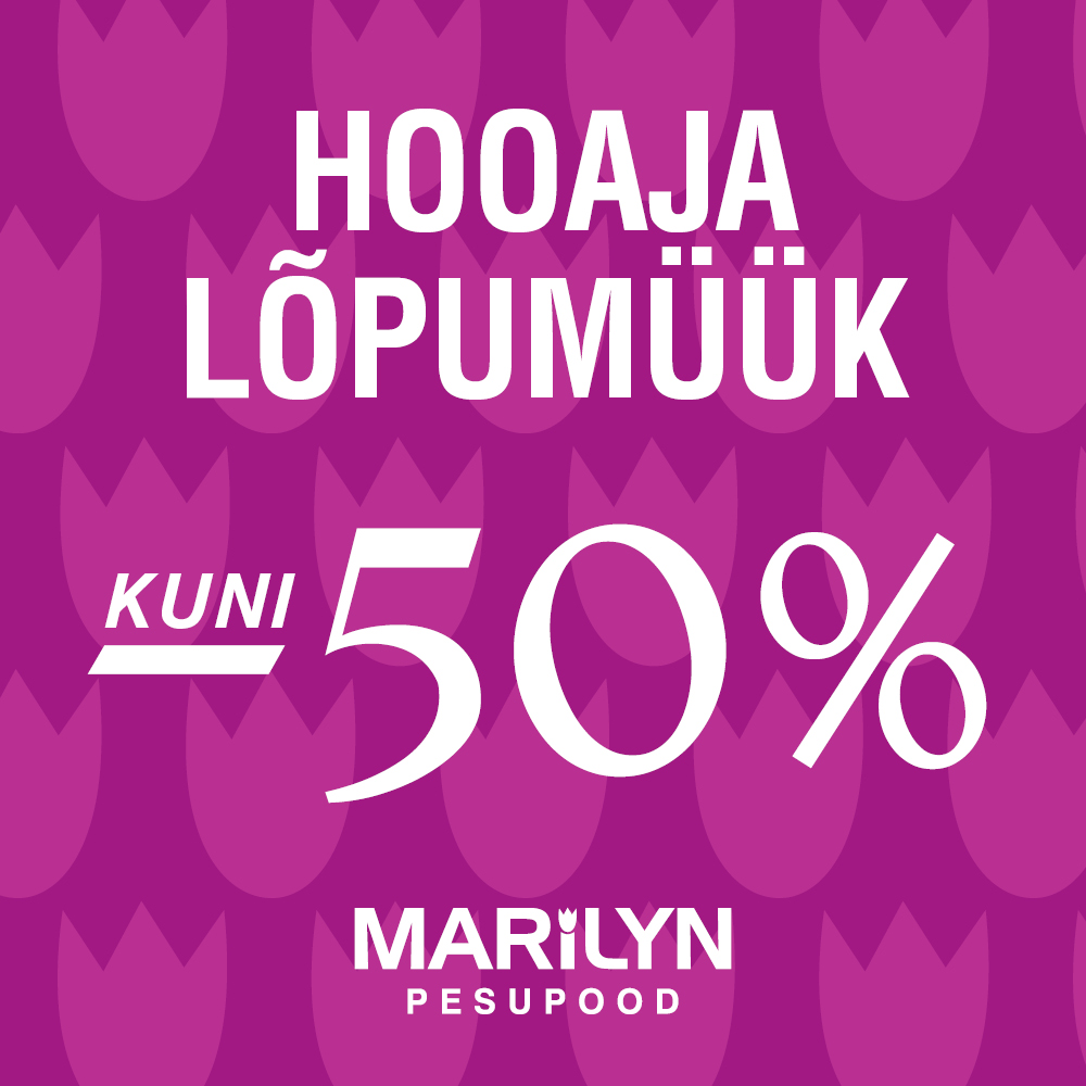 Naiste pesu, rannariiete ja trikoode HOOAJA LÕPUMÜÜK kuni -50%