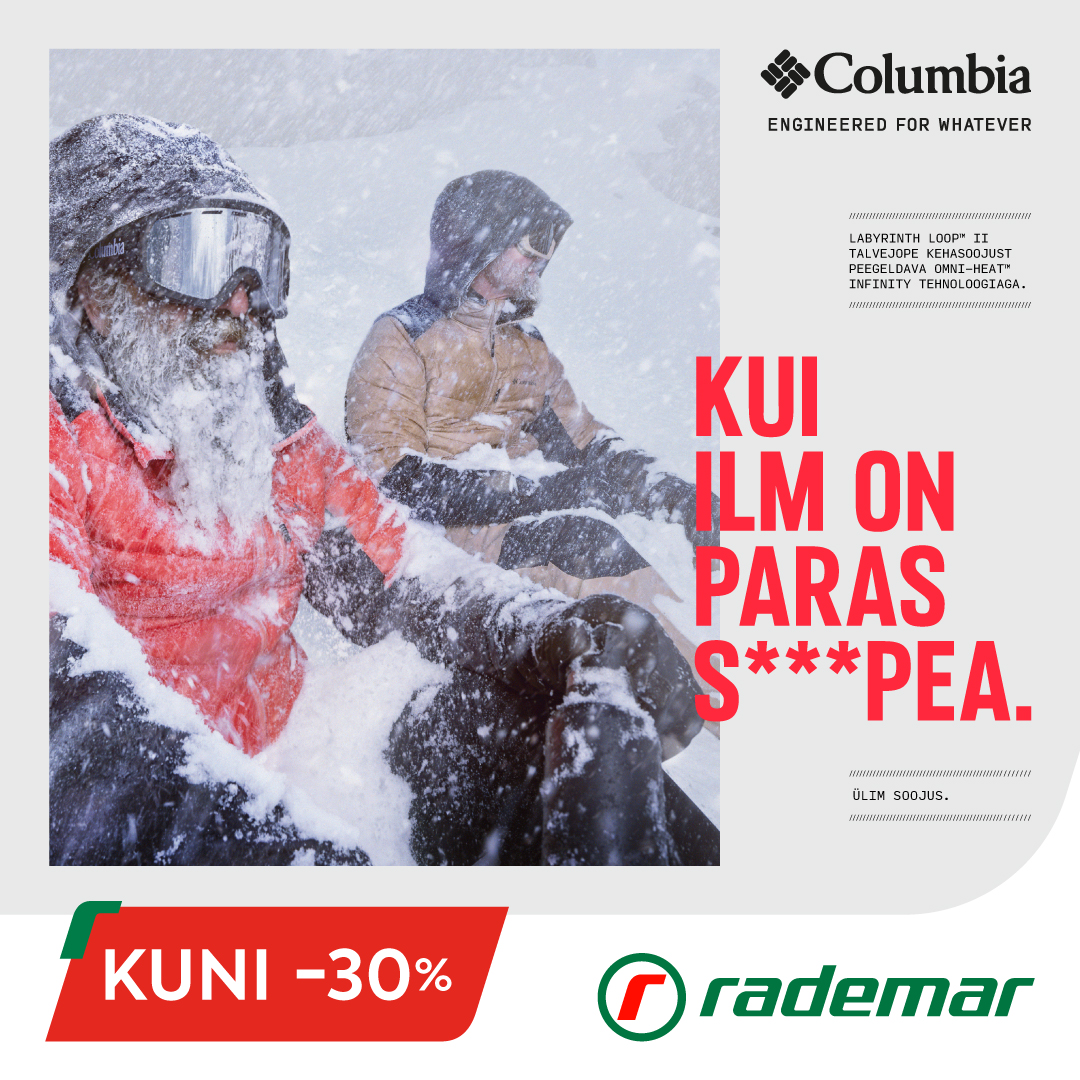 Columbia tootevalik kuni -30%
