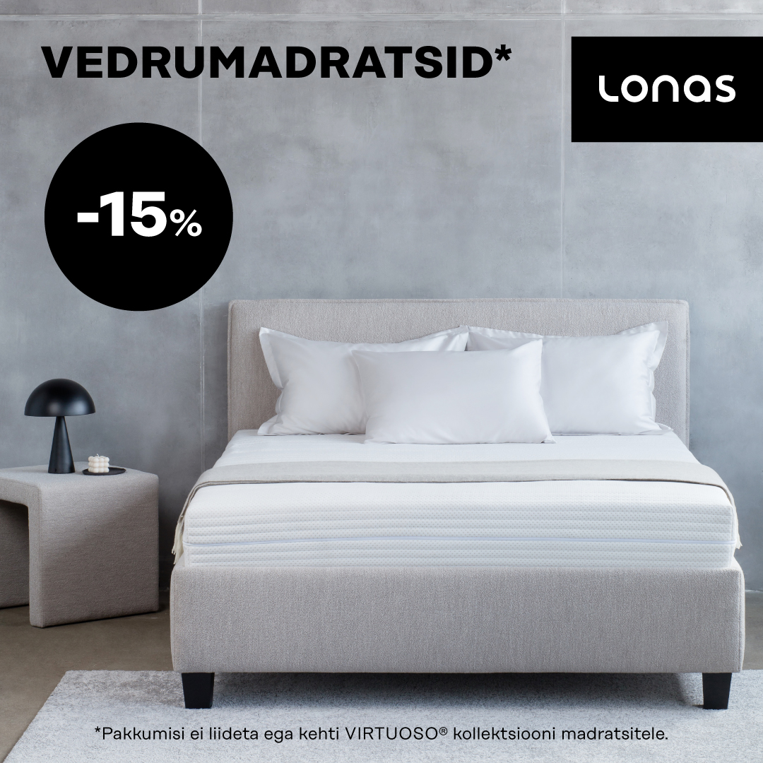 Vedrumadratsitele* –15%