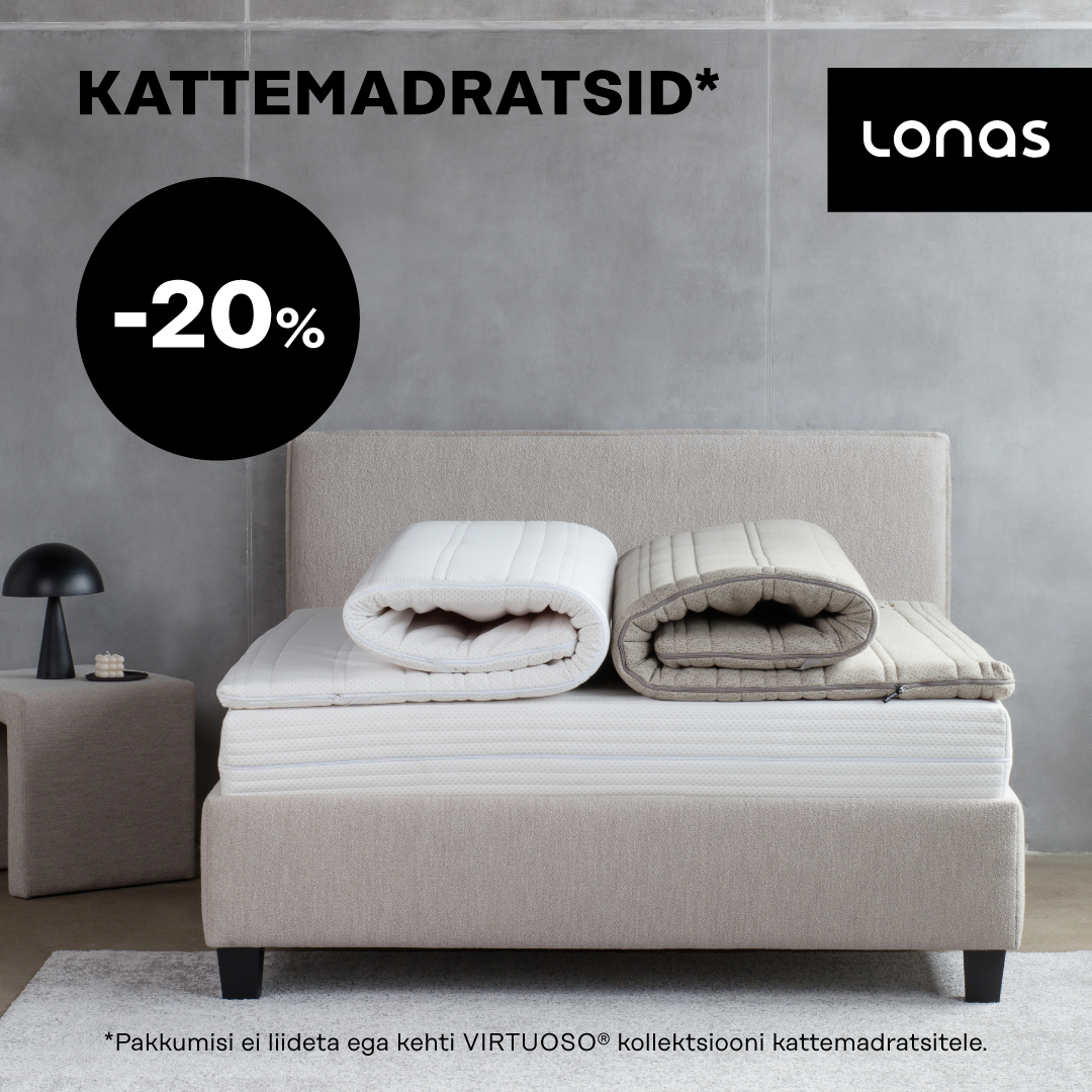 Kattemadratsitele* –20%
