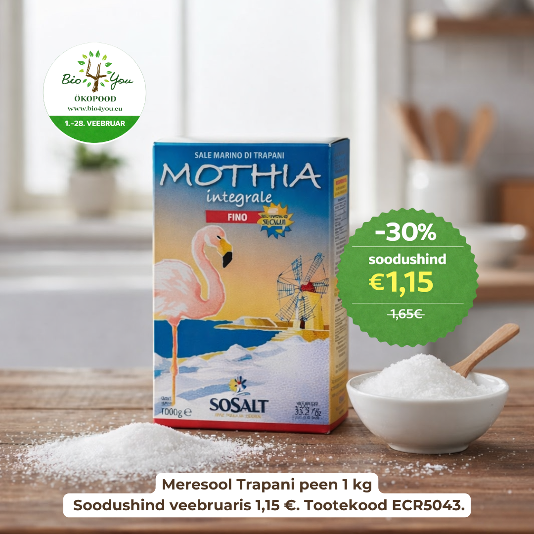 Veebruari ökopakkumised- Trapani peen meresool