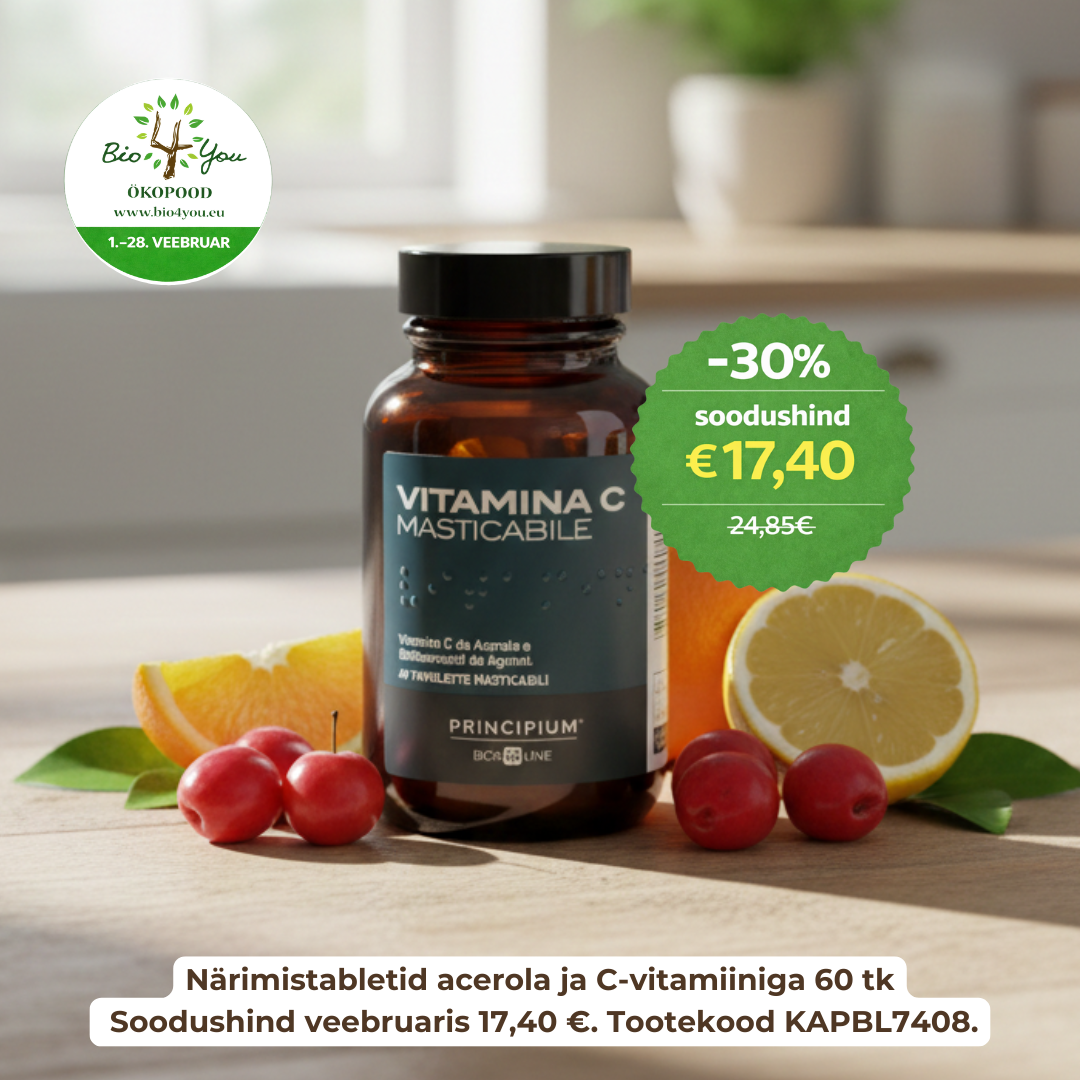 Veebruari ökopakkumised- C-vitamiin acerolaga
