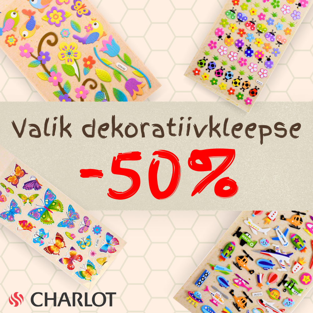 Valik dekoratiivkleepse -50%