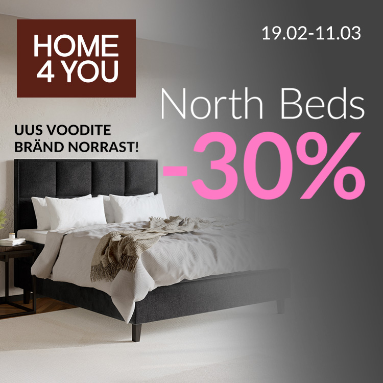 Mudime hinnad alla! Skandinaavia kontinentaalvoodid NORTH BEDS -30%