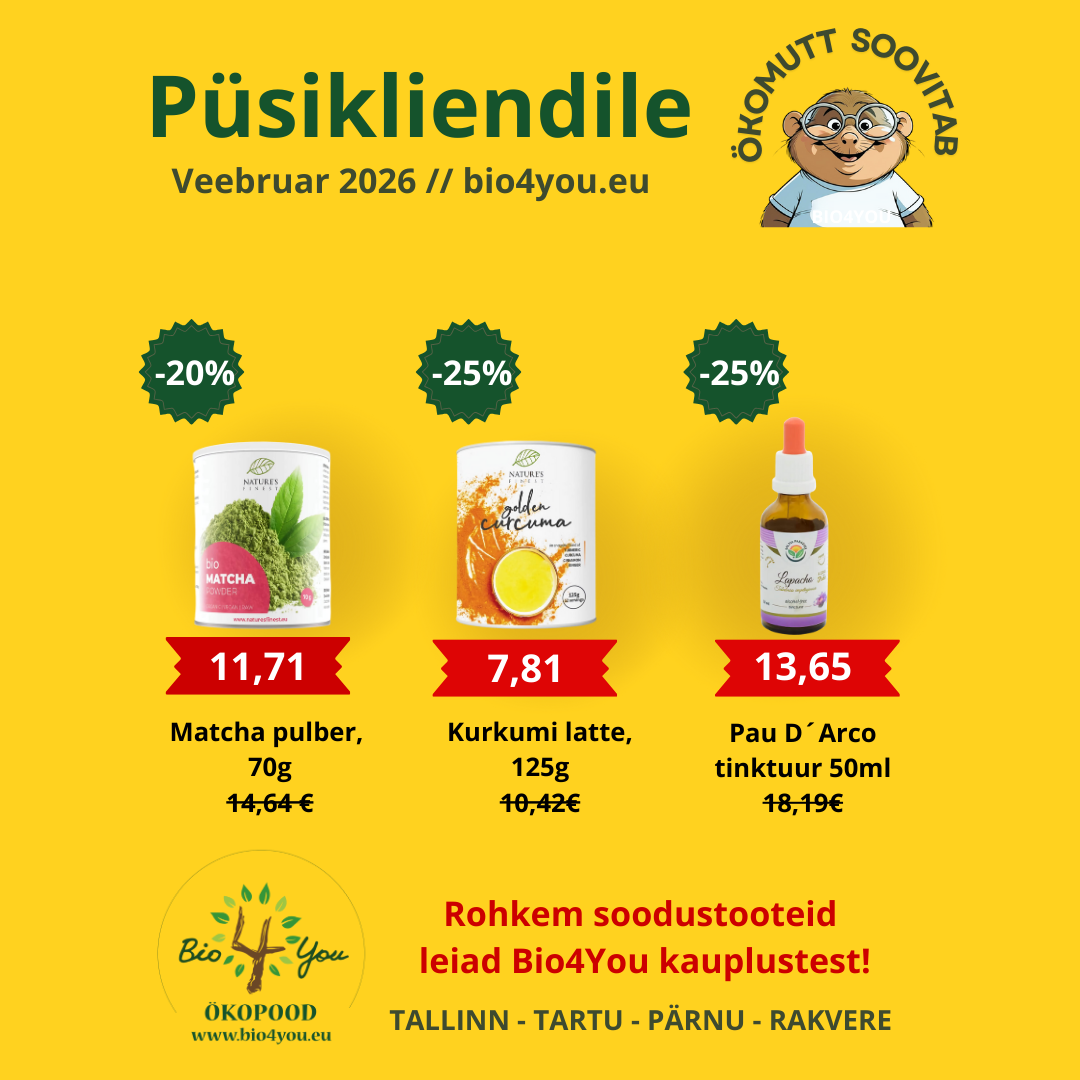 BIO4YOU PÜSIKLIENDI PAKKUMISED VEEBRUARIS