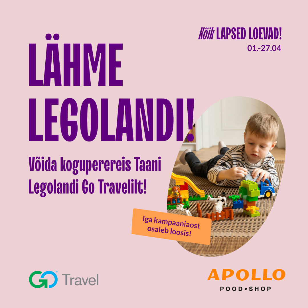 Kõik lapsed loevad! Võida reis LEGOLANDI!