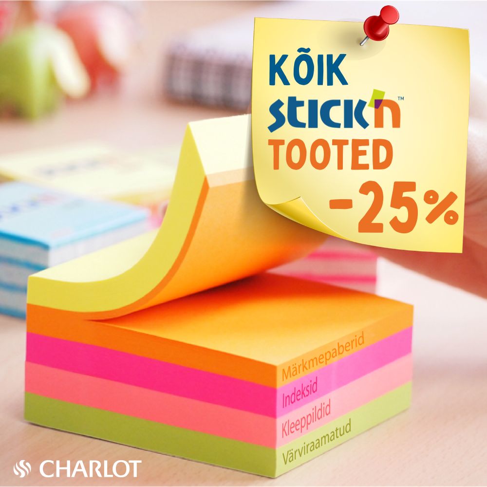 Kõik Stick’n tooted -25%