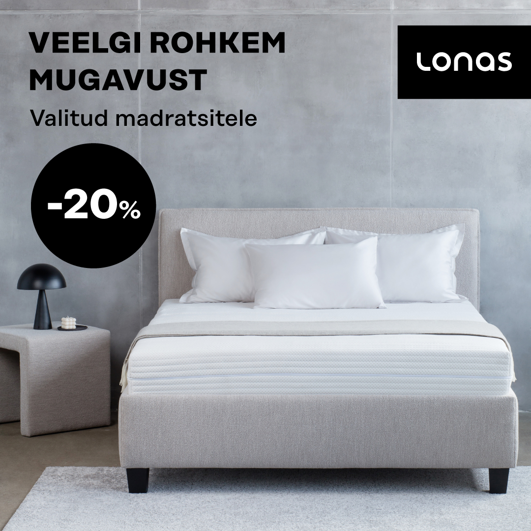 Valitud madratsitele –20%