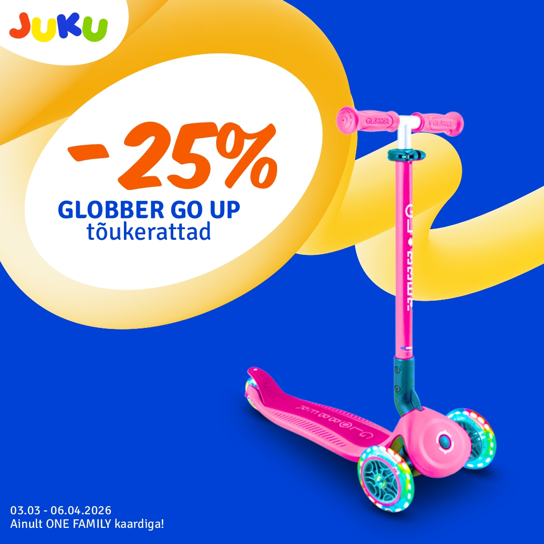 Globber -25%! Kevadesse uue tõuksiga!