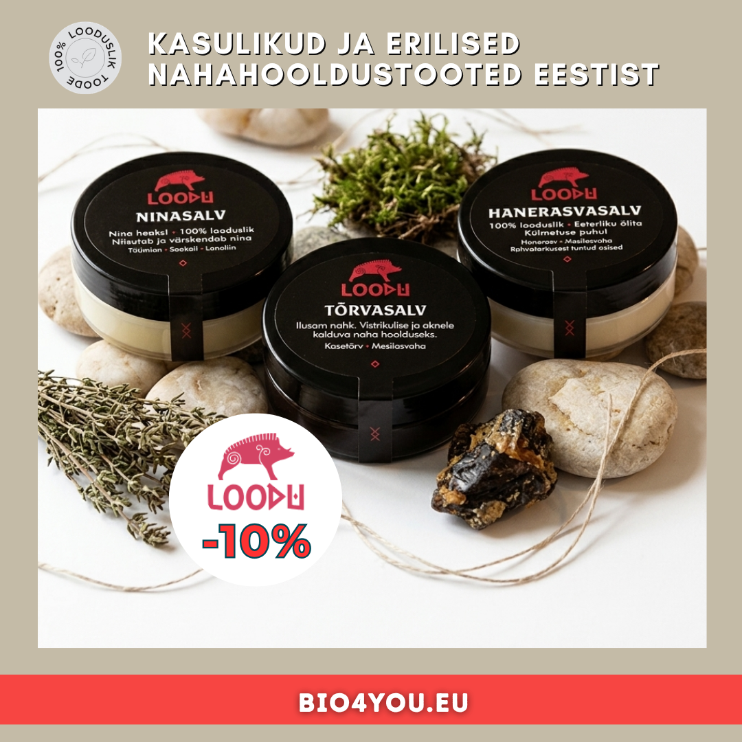 Kodumaised salvid ja nahahooldustooted -10%