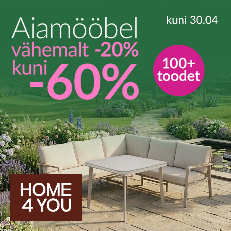 Suur valik aiamööblit -20% kuni -60%
