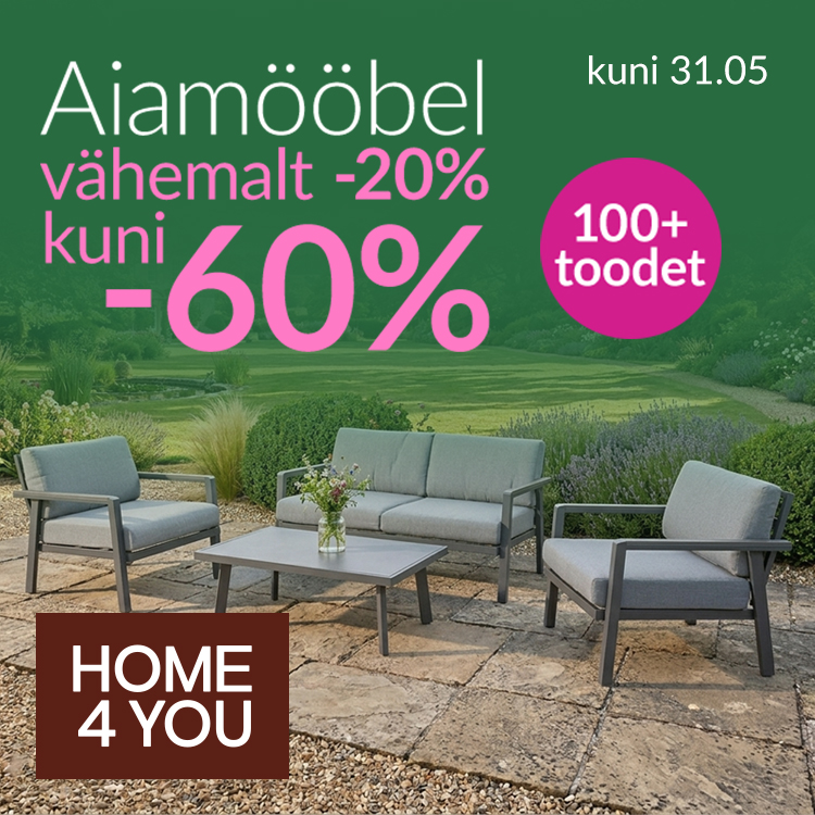 Mudime hinnad alla! Suur valik aiamööblit kuni -60%