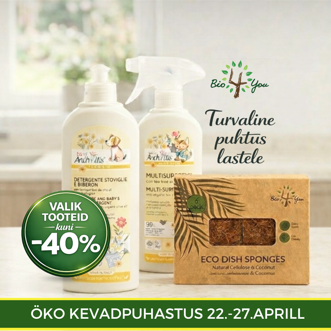 Öko Kevadpuhastus – valik puhastusvahendeid ja tarvikuid kuni -40%