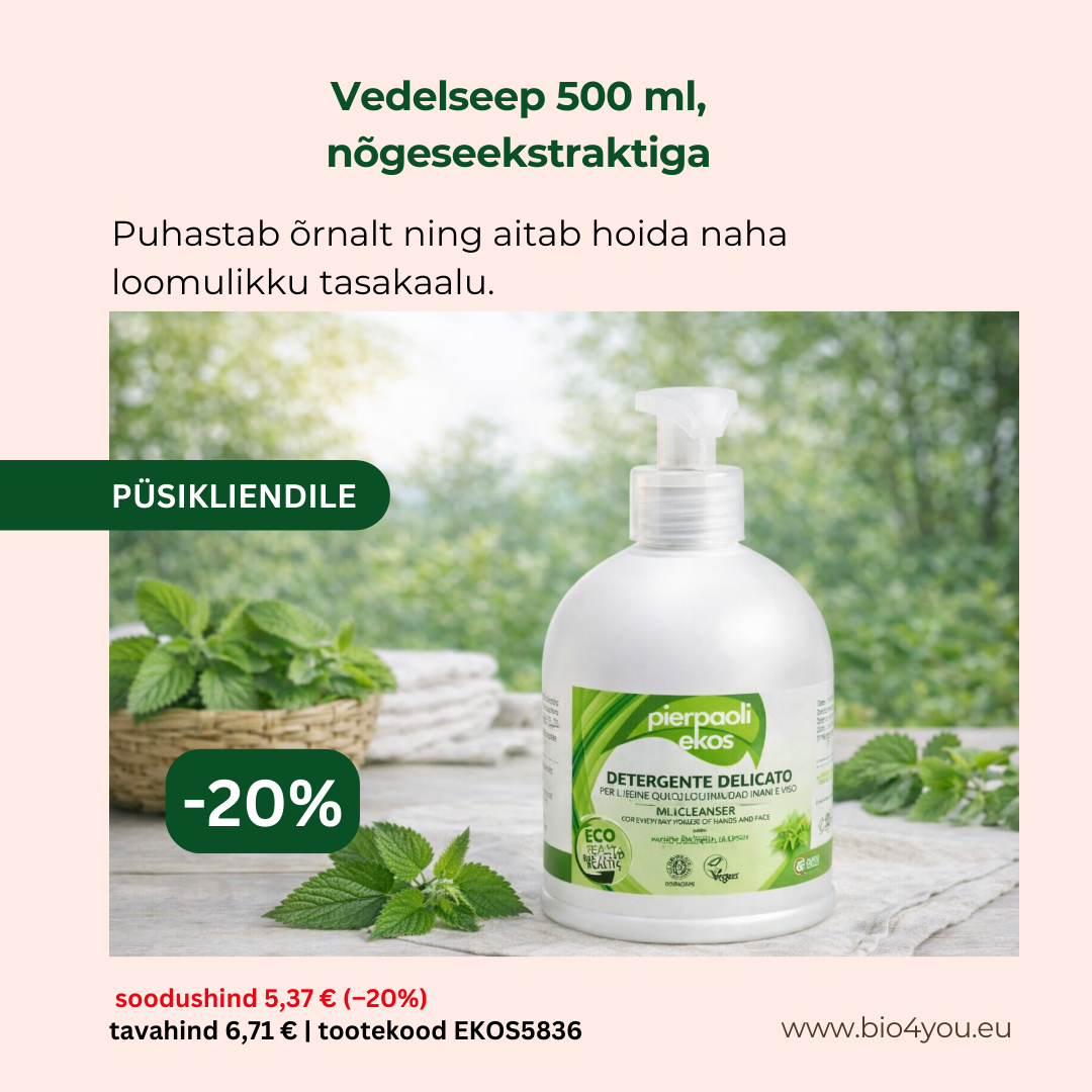 Bio4you püsikliendile- nõgese vedelseep -20%