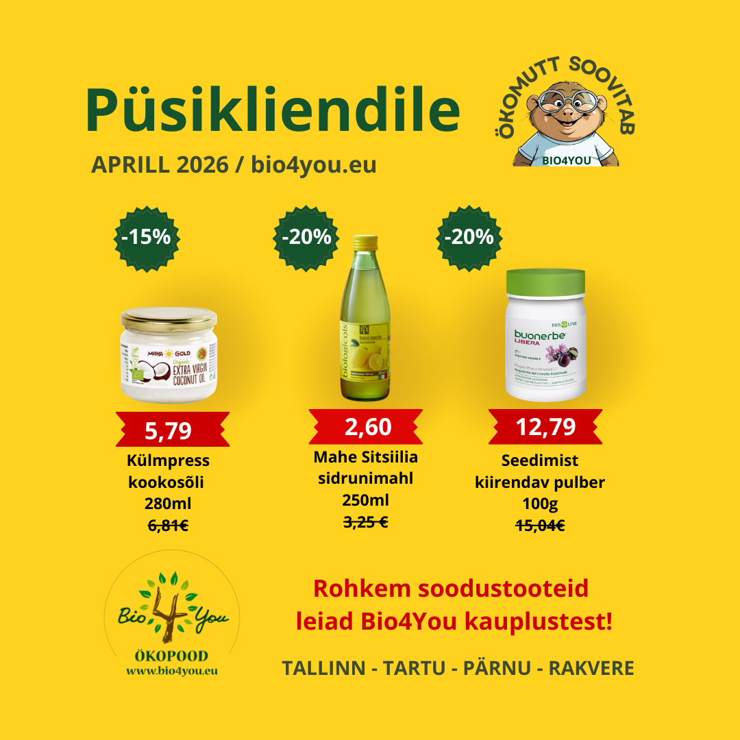 Bio4you püsikliendile- valik eripakkumisi