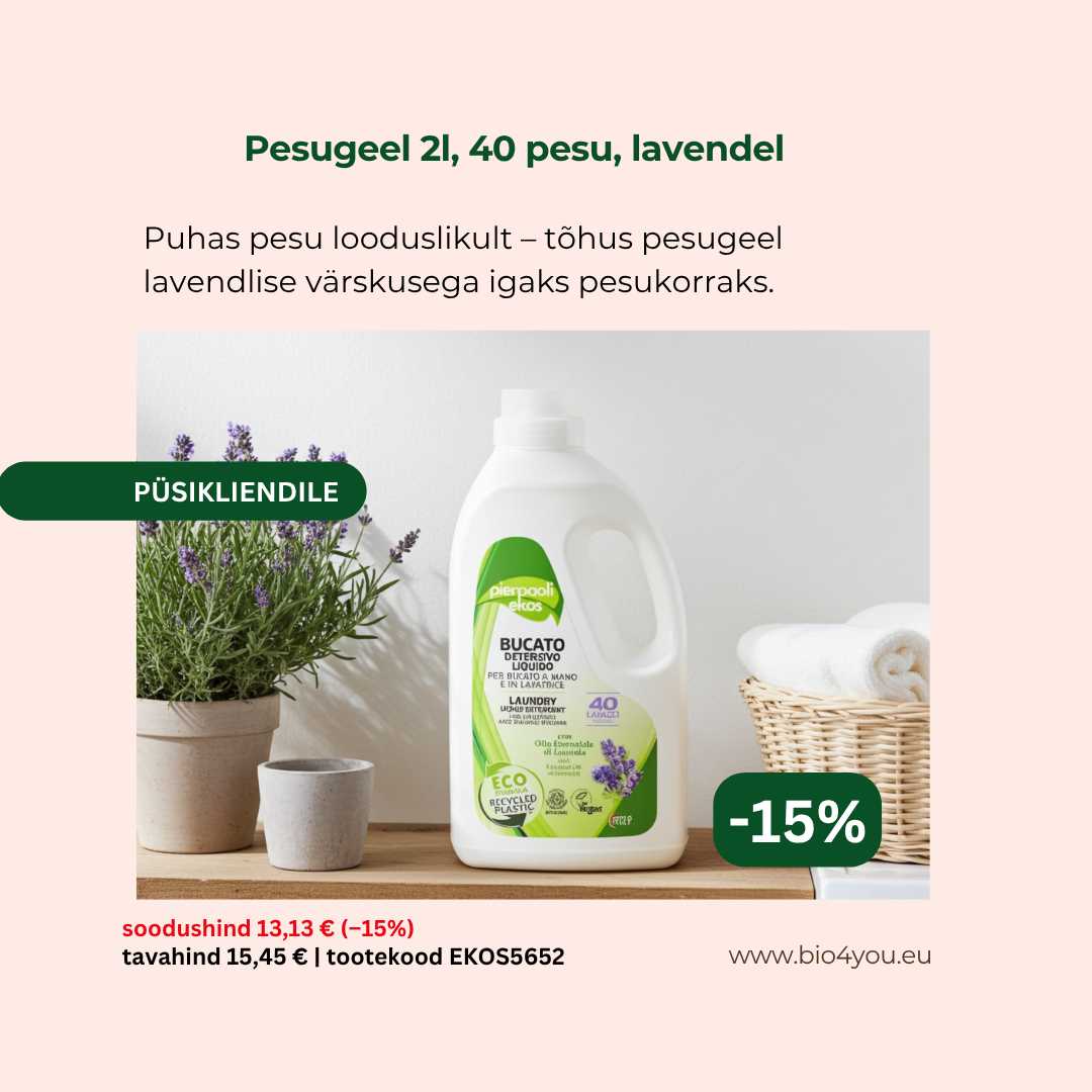 Bio4You püsikliendile – pesugeel lavendel -15%
