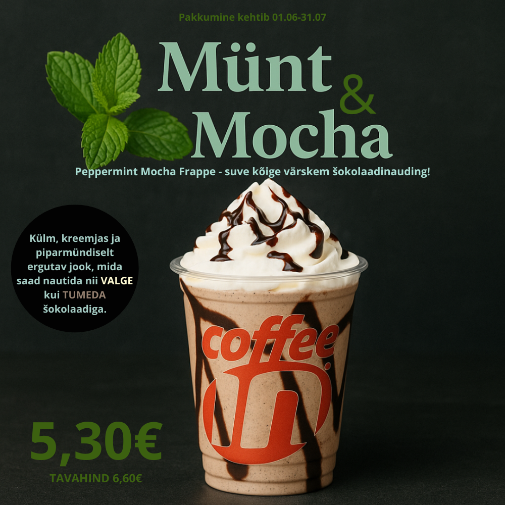 Peppermint Mocha Frappe – 20%