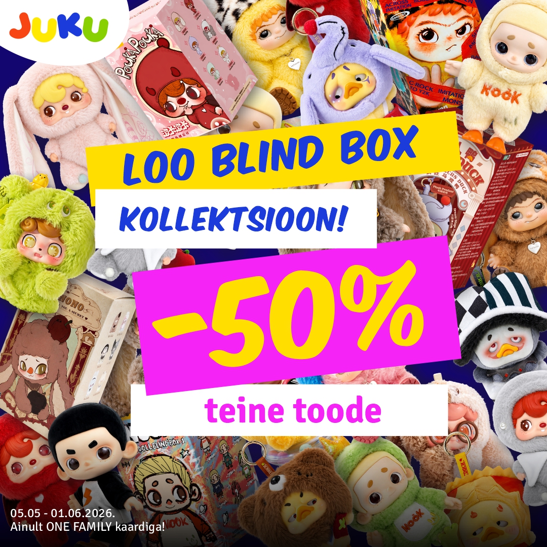 Teine soodsam Blind Box toode -50% Kehtib valitud brändidele!