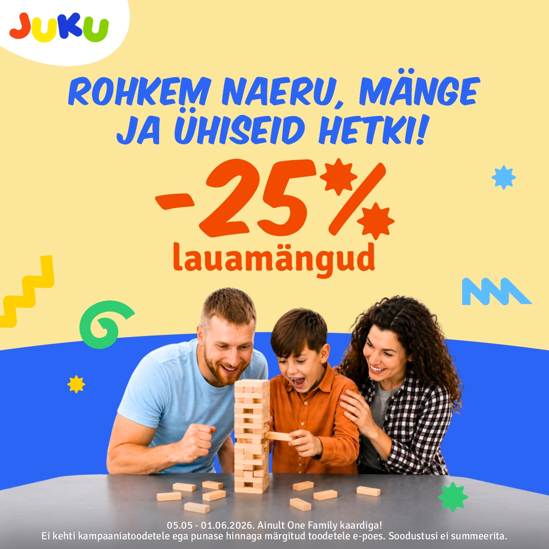 LAUAMÄNGUD -25%