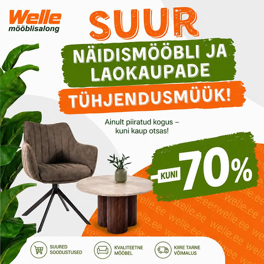 Tule tutvu suurepäraste mööblipakkumistega!