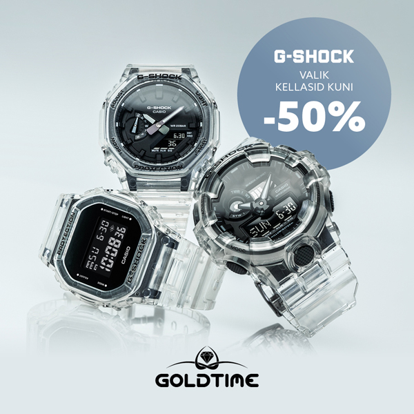 Valik Casio G-Shock kellasid kuni -50%