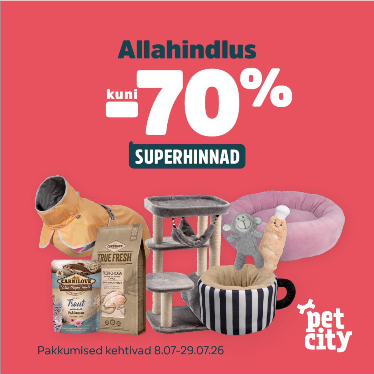 Allahindlus kuni -70% 8.07-29.07.26