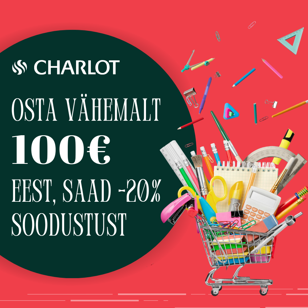 Osta vähemalt 100€ eest, saad -20% soodustust