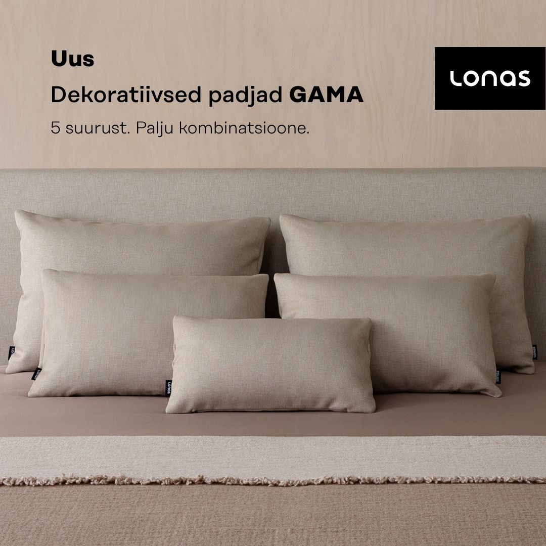 Uued GAMA dekoratiivpadjad