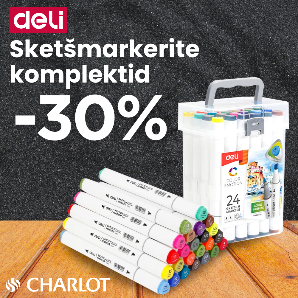 Deli sketšmarkerite komplektid -30%