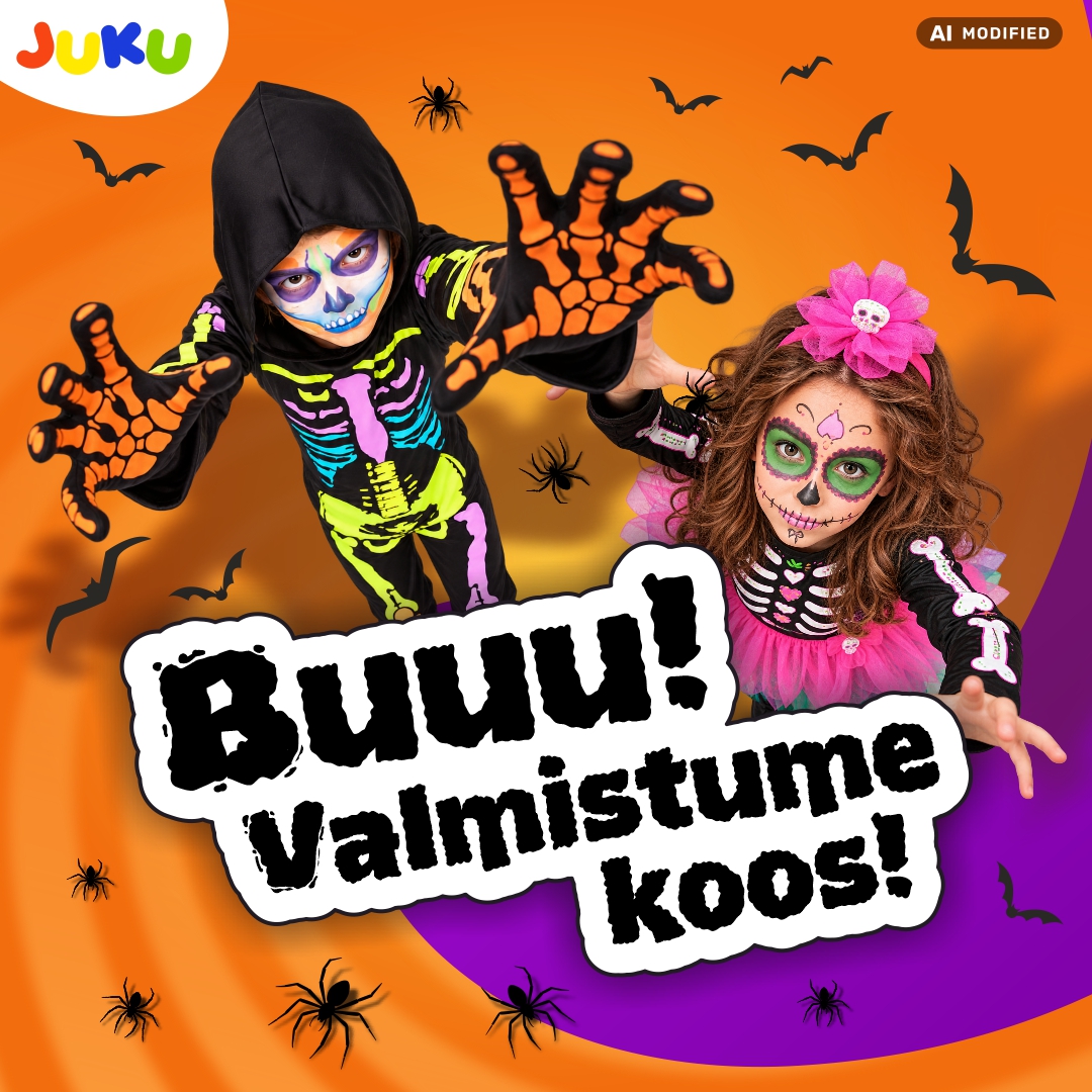 Ole valmis Halloweeniks!