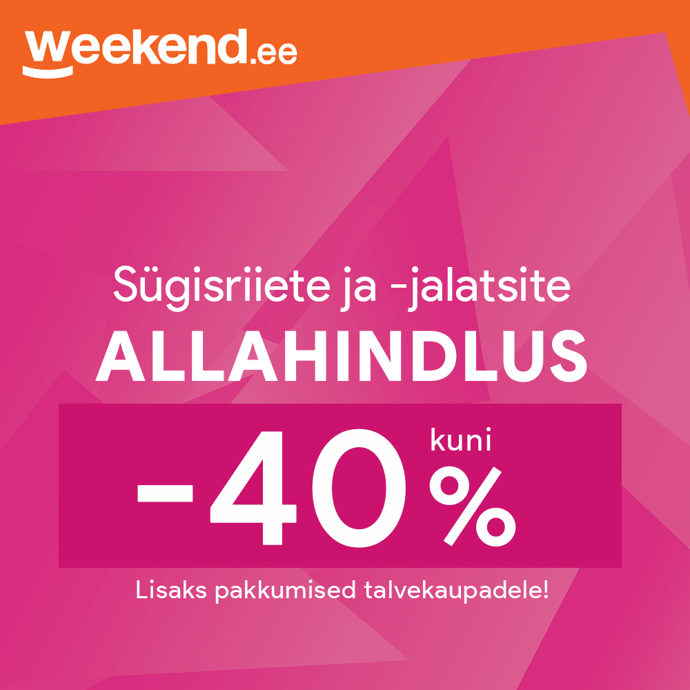 Sügishooaja ALE kuni -40%